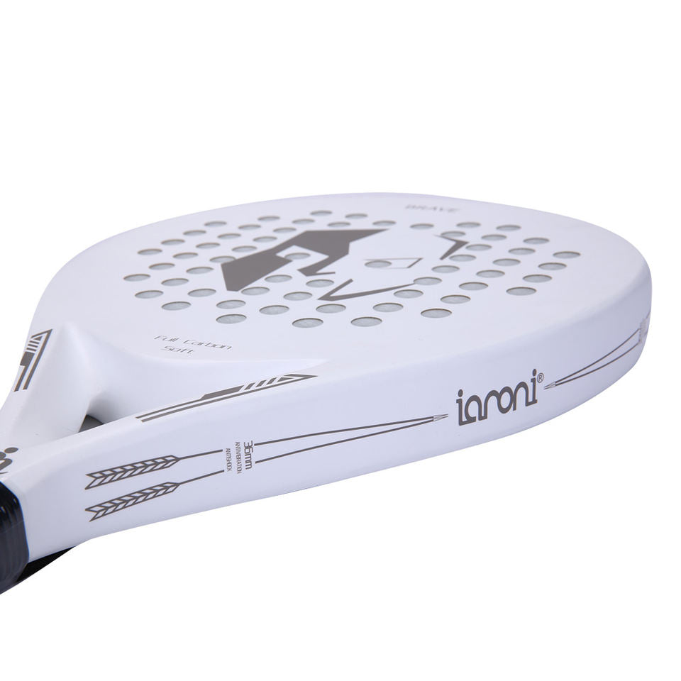 Raquette de padel R3 Grit — Blanc