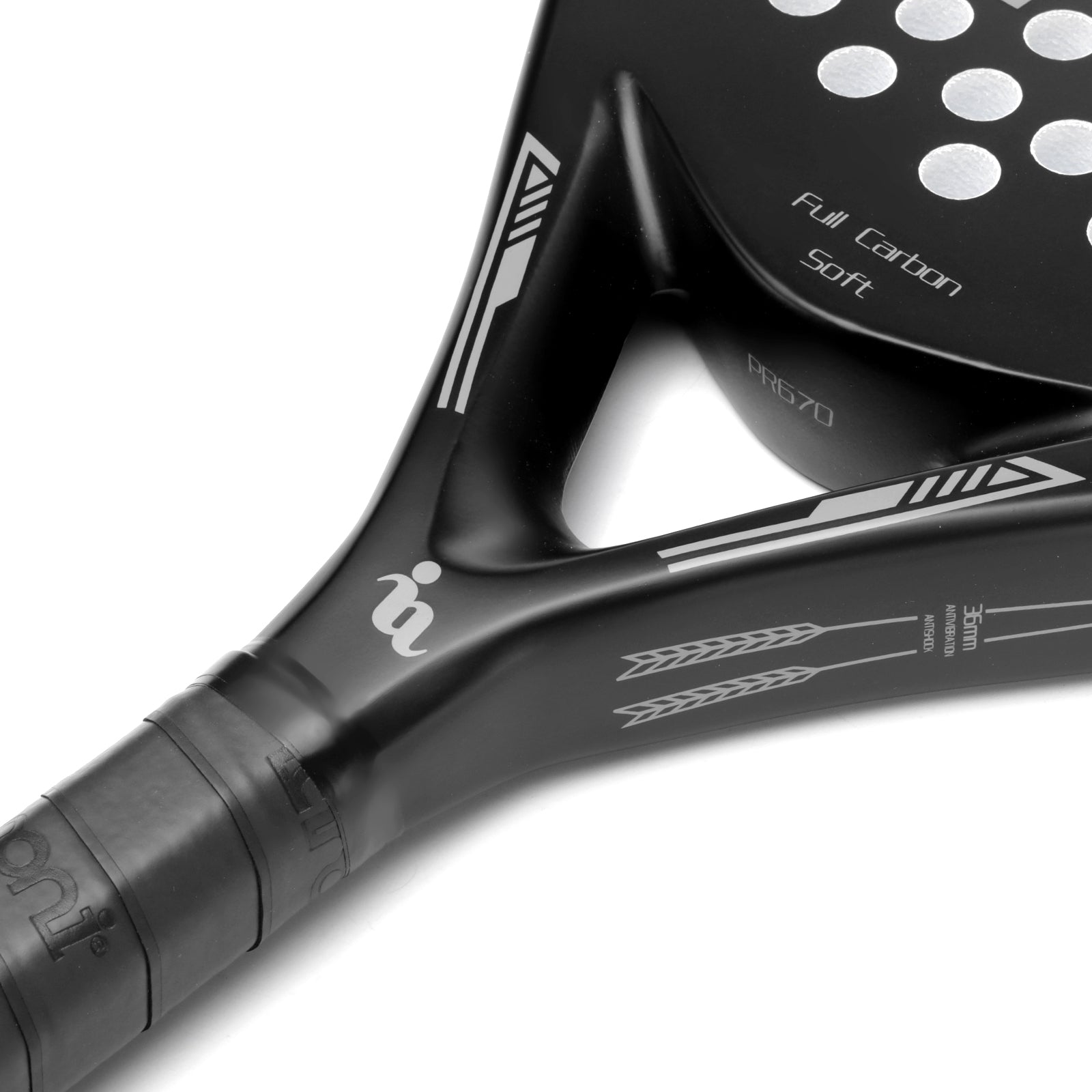 Raquette de padel R3 Grit — Noir