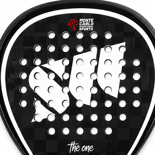 Raquette de padel G2 Carbone — Noir et rouge