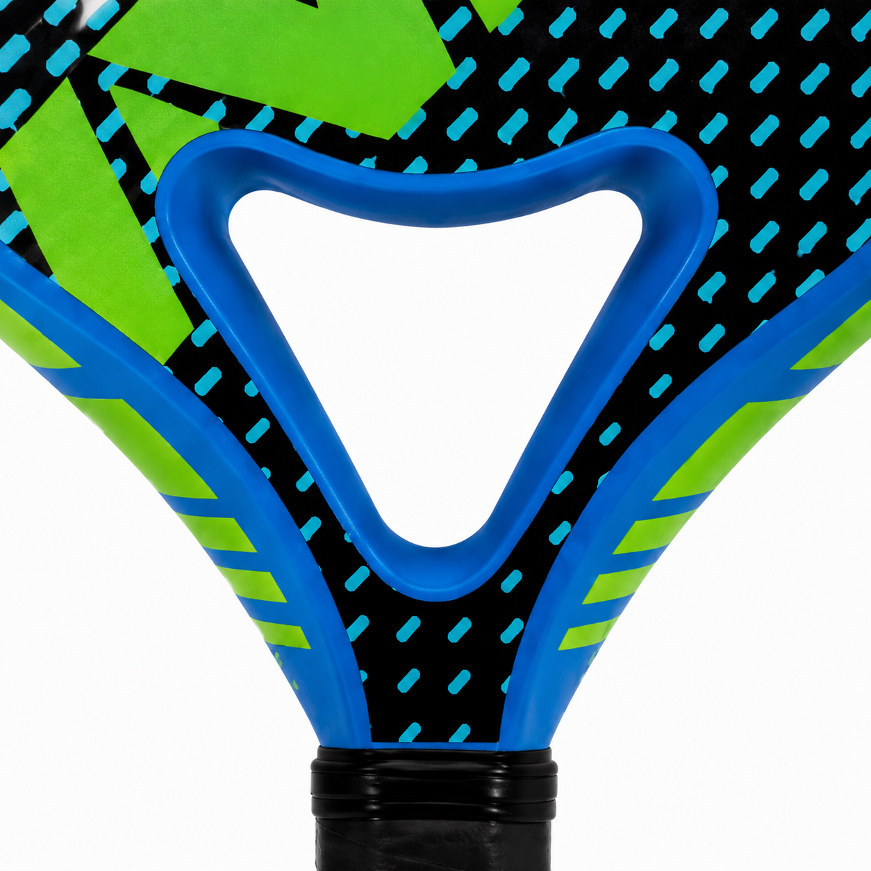 Raquette de padel D1 Carbone — Bleu et vert