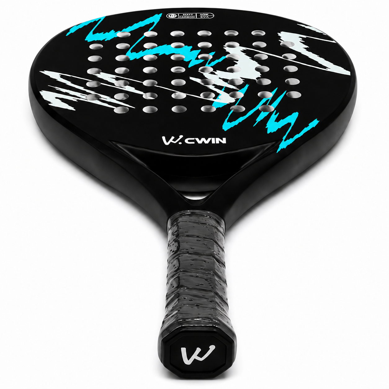 Raquette de padel G4 — Blanc et bleu