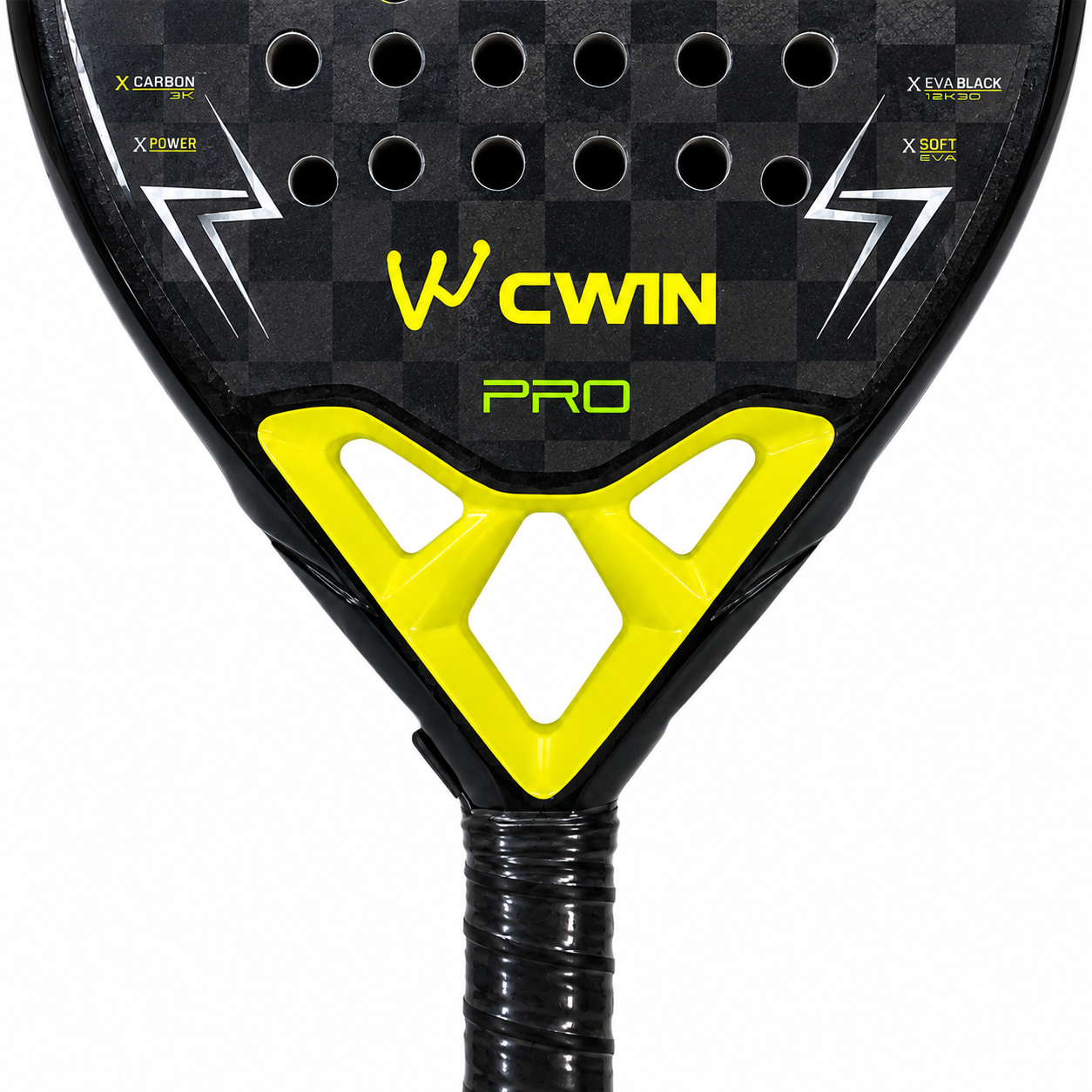 Raquette de padel G3 Carbone 18K — Jaune