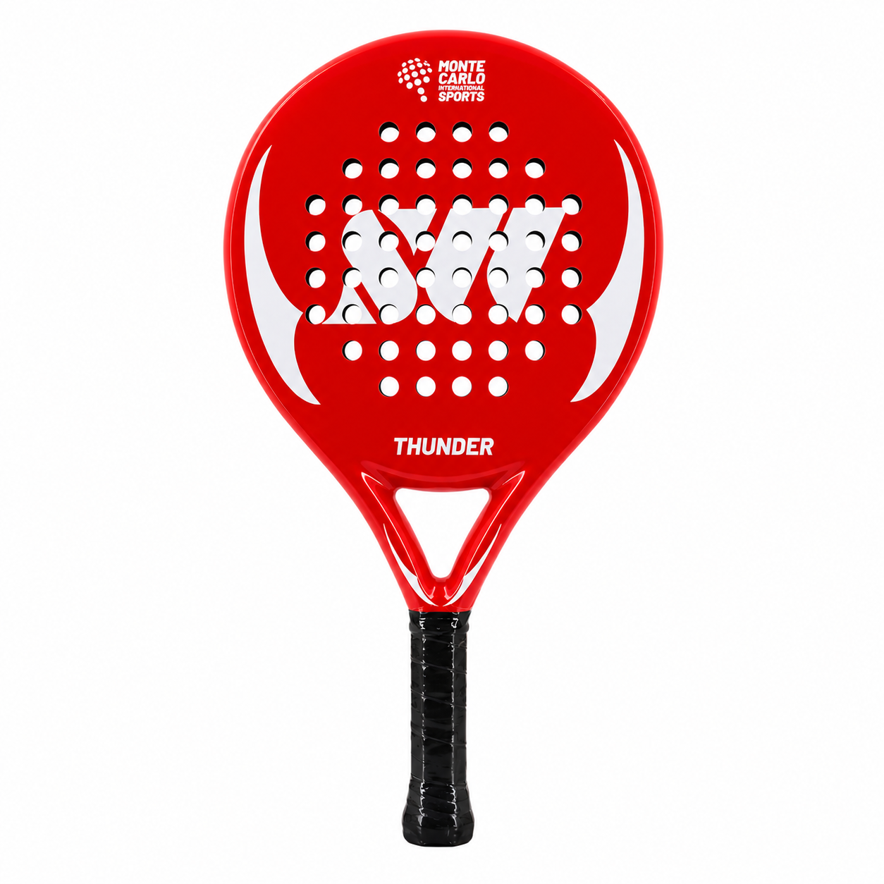 Raquette de padel R2 Carbone — Rouge et blanc