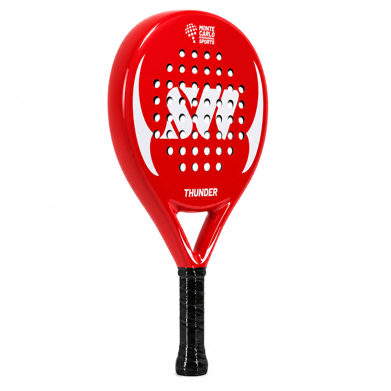 Raquette de padel R2 Carbone — Rouge et blanc