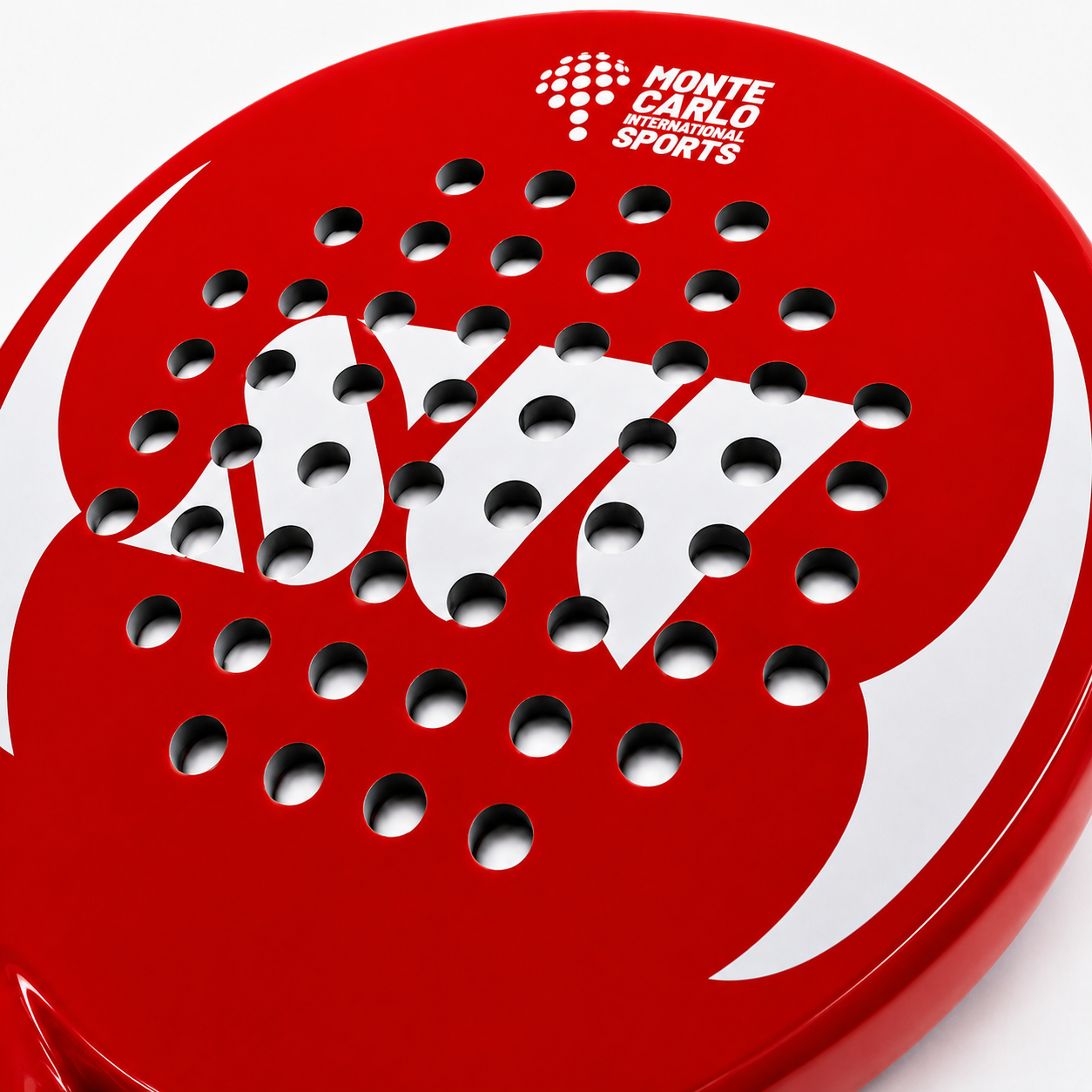 Raquette de padel R2 Carbone — Rouge et blanc