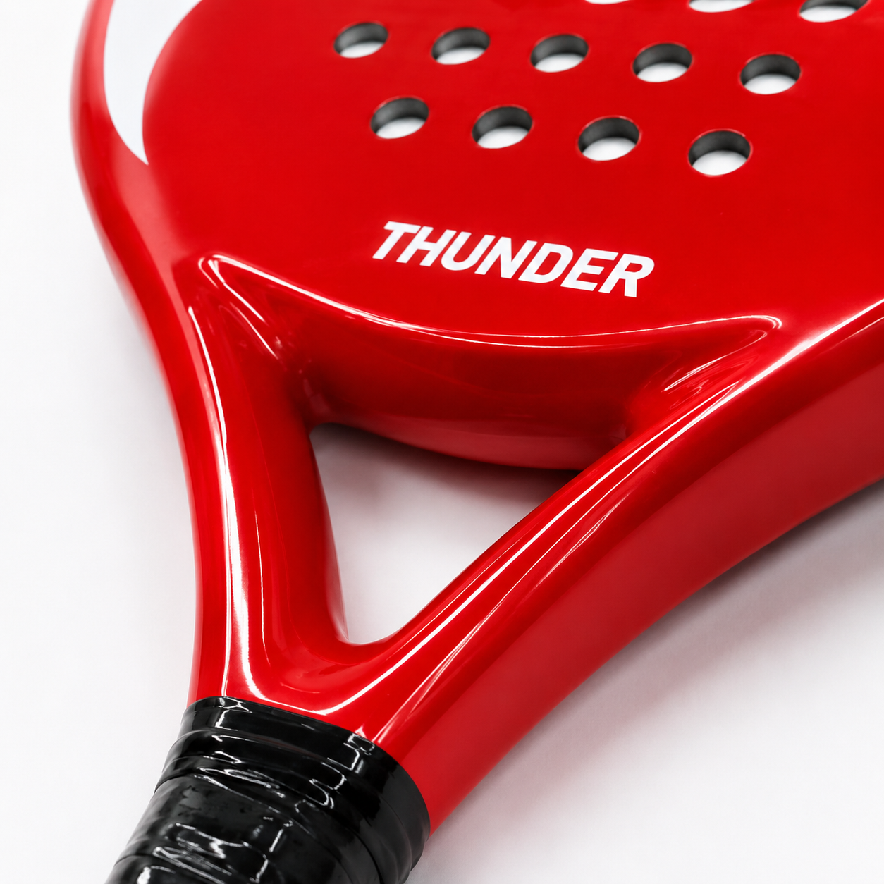 Raquette de padel R2 Carbone — Rouge et blanc