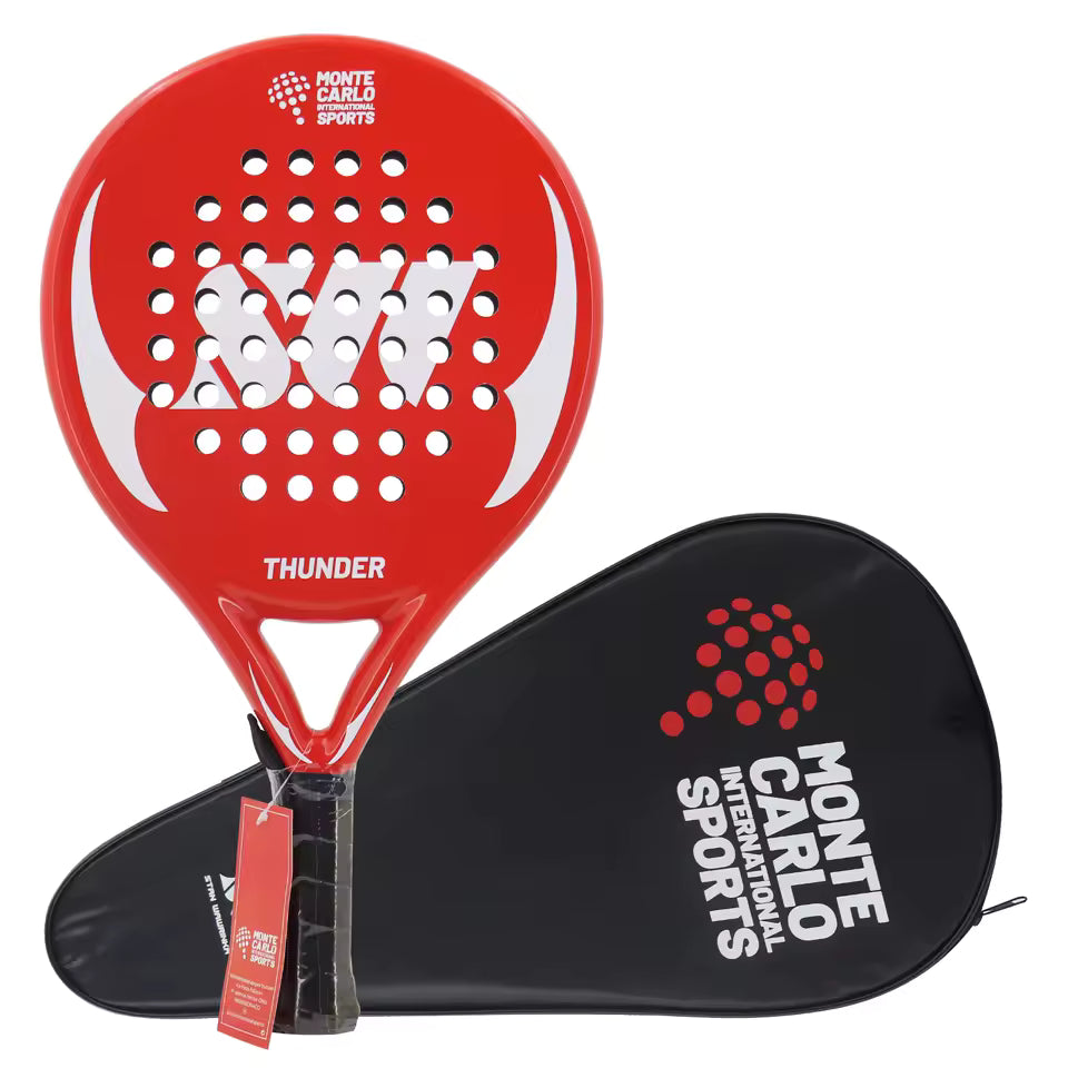 Raquette de padel R2 Carbone — Rouge et blanc