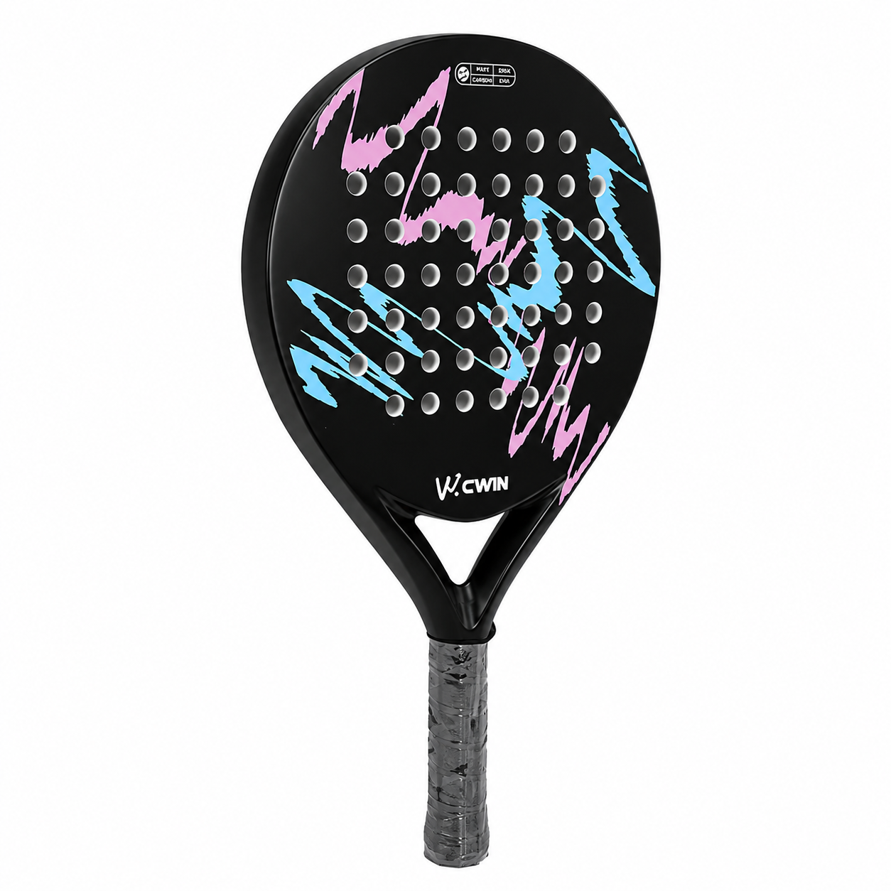 Raquette de padel G4 — Rose et noir