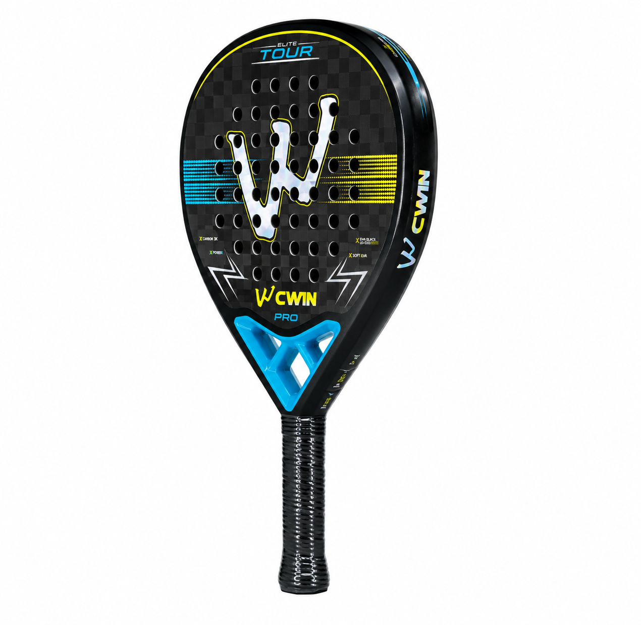 Raquette de padel G3 Carbone 18K — Noir et Beu