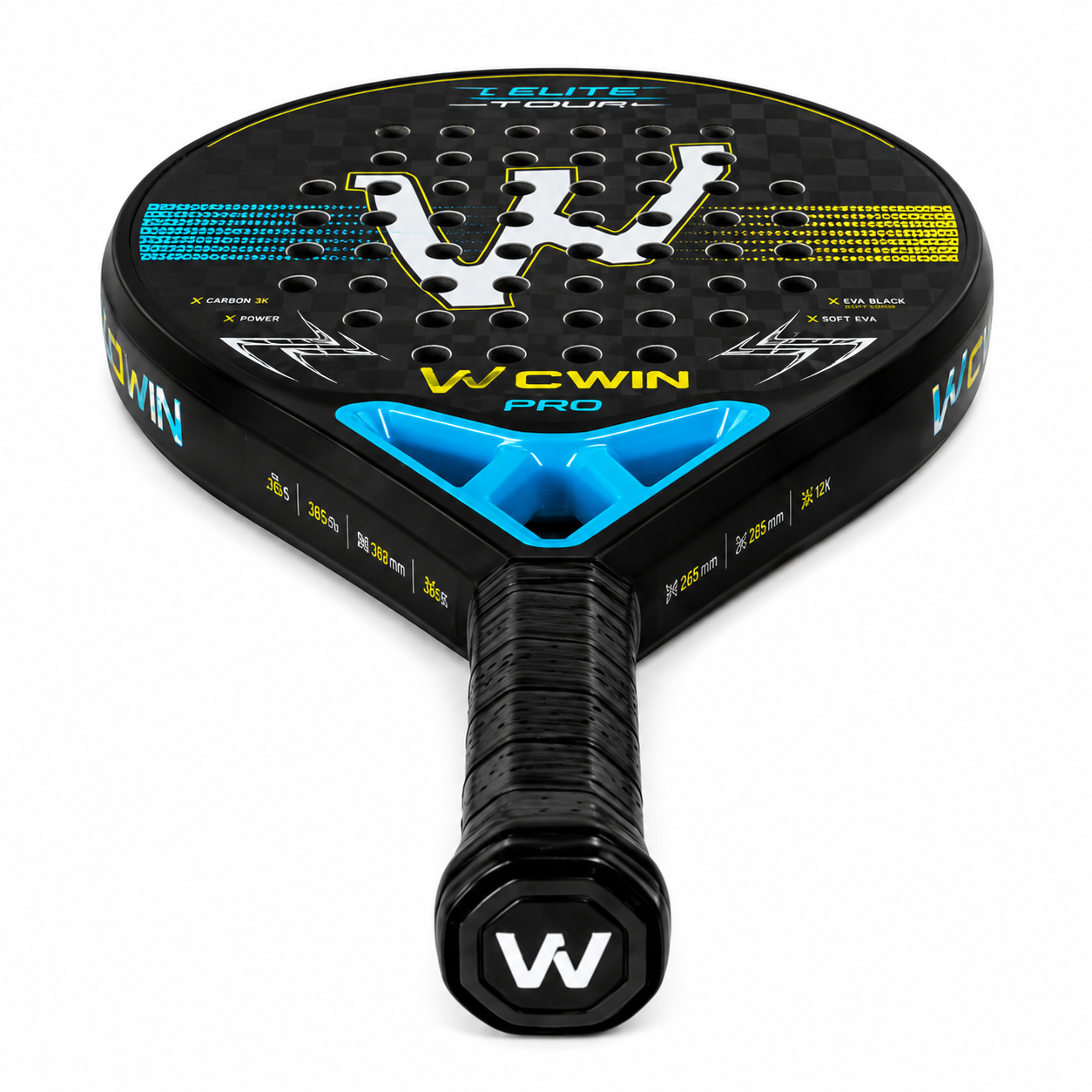 Raquette de padel G3 Carbone 18K — Noir et Beu